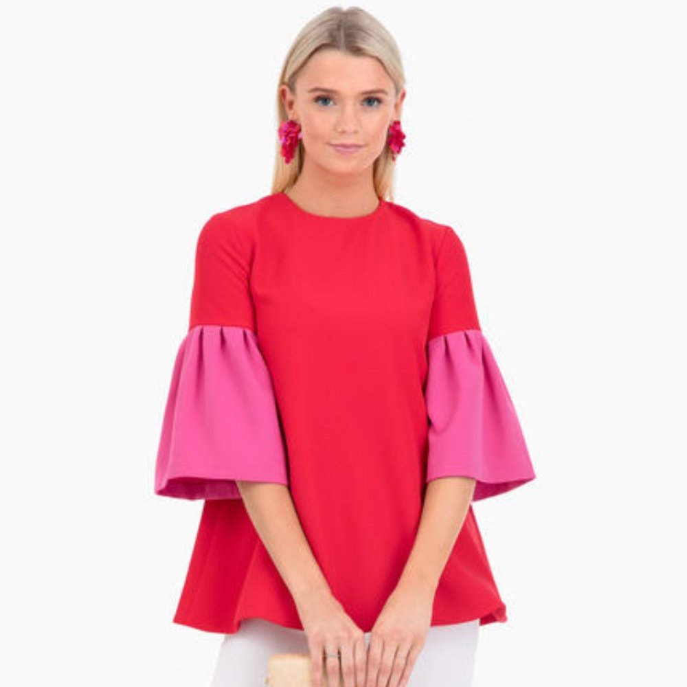 Small Swing Top in Red and Pink Anderson, EDIT